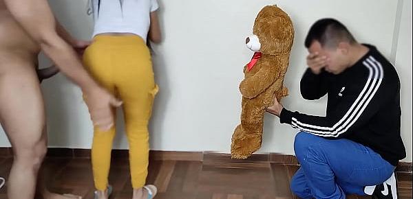  I Bring My Girlfriend a Teddy But She Prefers Her Lover&039;s Big Cock - The Day My Girlfriend Mounts Me In Front Of Me And I Enjoy It Netorare